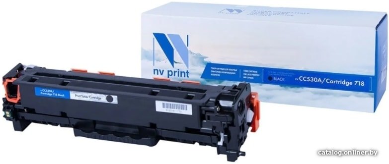 

Картридж NV Print NV-CC530A/NV-718 Black (аналог HP CC530A, 718)