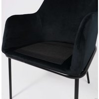 Стул с подлокотниками Алвест AV 318 (черный бархат H-75/черный)