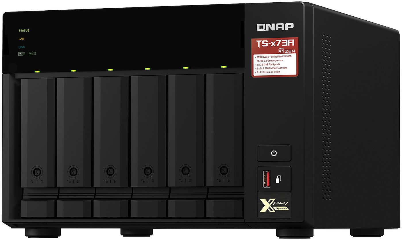 

Сетевой накопитель QNAP TS-673A-8G