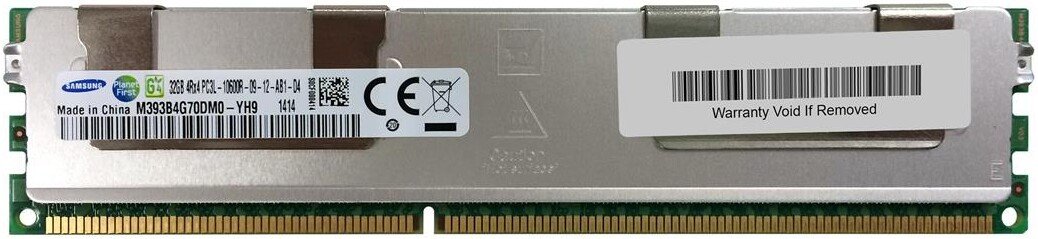 Оперативная память Samsung 32GB DDR3 1333 МГц M393B4G70DM0-YH9