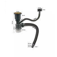 Кухонная мойка Stellar Decor S5550GL-D (золото)