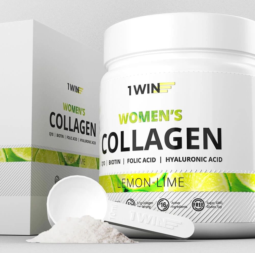 

Комплекс 1WIN Коллаген комплекс для женщин с 18 активными ингредиентами (лимон-лайм, 180 г)