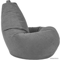 Кресло-мешок Palermo Bormio велюр XL (базальт)