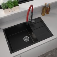 Кухонная мойка ZorG Apollo 78 (черный оникс)