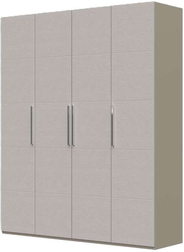 

Шкаф распашной Bravo Мебель Вива ШР-4 без зеркал (белый/платина)