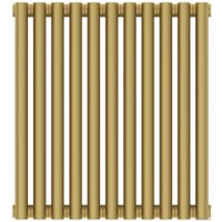 Стальной трубчатый радиатор Сунержа Эстет-11 500х495 11 секций (матовое золото)