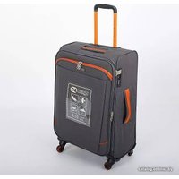 Чемодан-спиннер Francesco Molinary 270-29111/3-24 (серый)