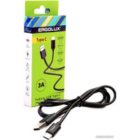 Кабель Ergolux ELX-CDC02-C02 USB Type-A - USB Type-C (1.2 м, черный) в Могилеве