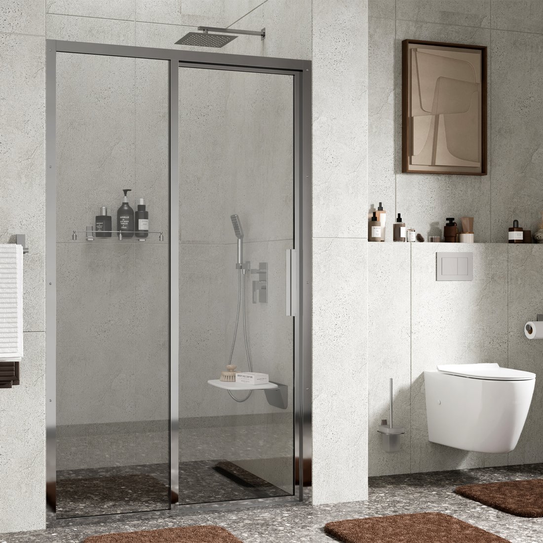 

Душевая дверь Wasserkraft Lopau 32S05L