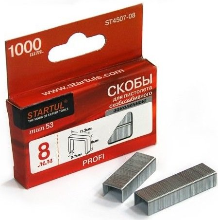

Скобы Startul ST4507-08 (1000 шт)