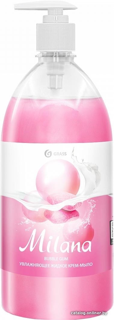 Grass Крем-мыло жидкое увлажняющее Milana Fruit Bubbles 1000 мл