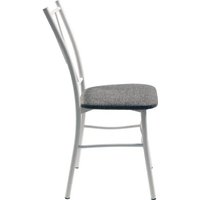 Стул ВВР Трилогия (серый/белый, рогожка)