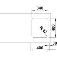 Кухонная мойка Blanco Solis 340-U 526115 (полированная)