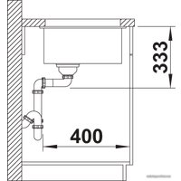 Кухонная мойка Blanco Rotan 500-U 526098 (черный)