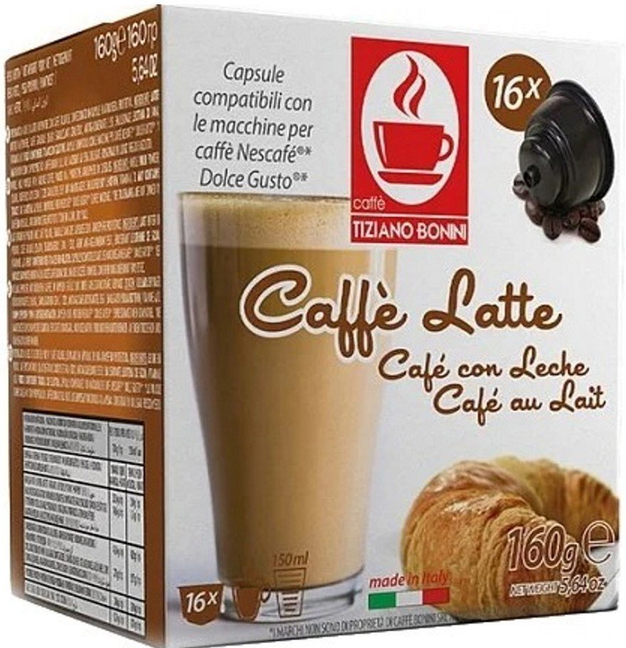 

Кофе в капсулах Tiziano Bonini Caffelatte 16 шт