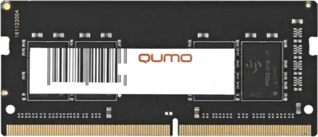 

Оперативная память QUMO 8ГБ DDR4 SODIMM 3200 МГц QUM4S-8G3200P22