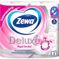 Туалетная бумага Zewa Deluxe royal orchid 3 слоя (4 рулона)