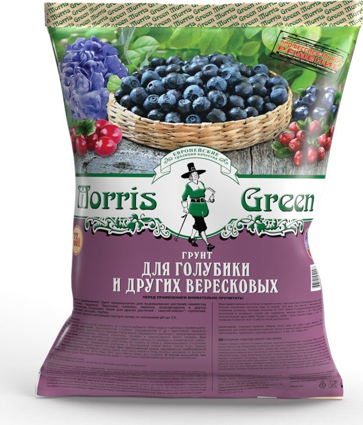 

Грунт Morris Green Для голубики и других вересковых (33 л)