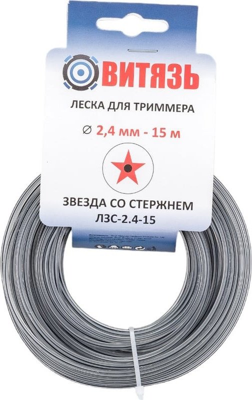 Леска для триммера Витязь ЛЗС-2.4-15