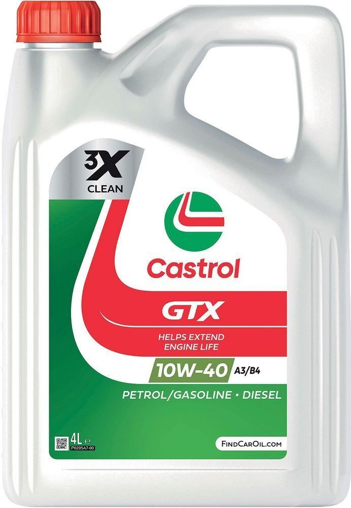 

Моторное масло Castrol GTX Ultraclean 10W-40 A3/B4 4л