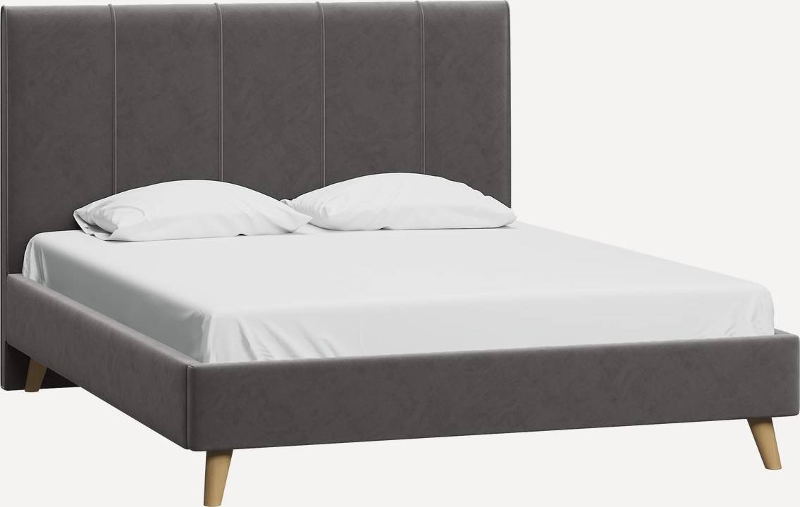

Кровать Divan Шерона-Legs 180 (Velvet Grey)