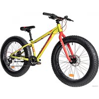 Велосипед Novatrack Fatbike 24 2024 24AHD.SUV.13GN4 (зеленый)