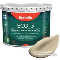 Краска Finntella Eco 3 Wash and Clean Vanilja F-08-1-3-LG131 2.7 л (бежевый)