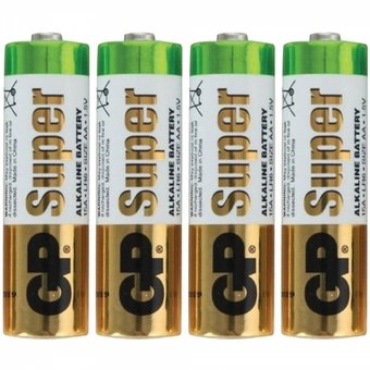 Батарейка GP Super Alkaline AA 4 шт. [GP15ARS-2SB4]