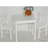 Детский стол ВудГруппММ Набор стол 75x50 и стул (белый)
