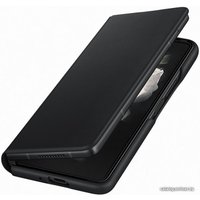 Чехол для телефона Samsung Leather Flip Cover для Samsung Galaxy Z Fold3 (черный)