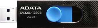 ADATA UV320 128GB (черный/голубой)