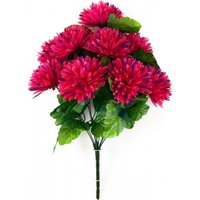 Искусственный букет KlrBy Хризантемы БС088сливовый