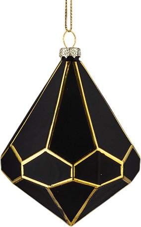 Елочная игрушка Erich Krause Decor. Черный бриллиант 62322