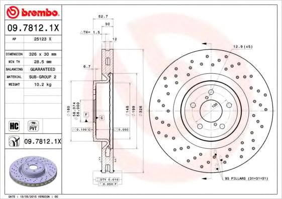 

Brembo 0978121X