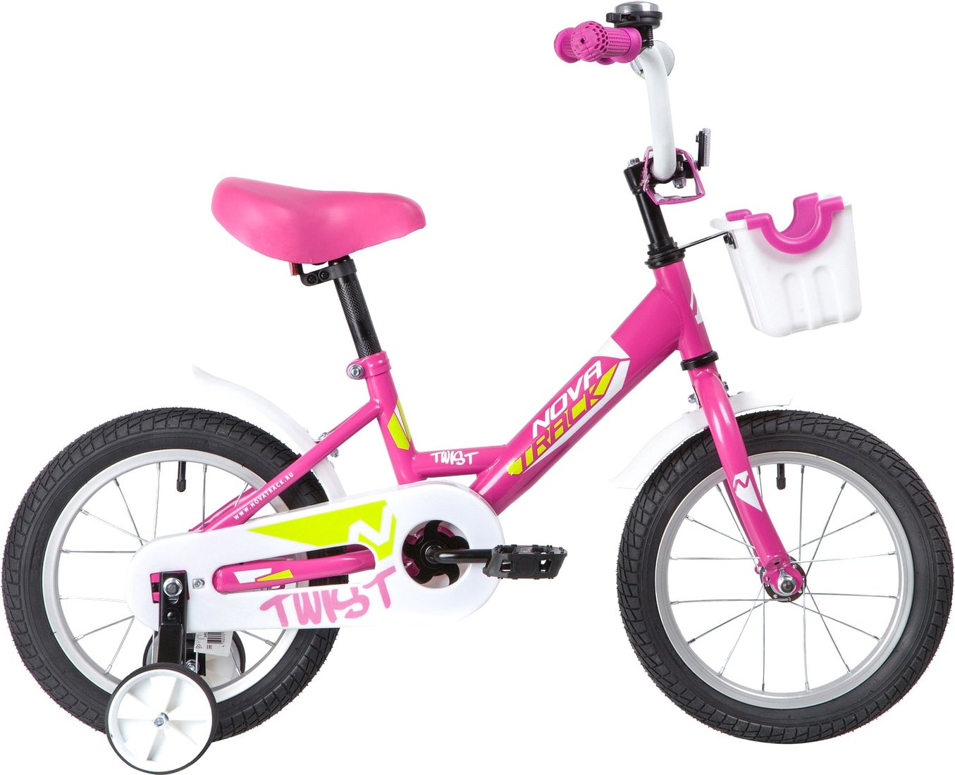 

Детский велосипед Novatrack Twist 14 2020 141TWIST.PN20 (розовый)