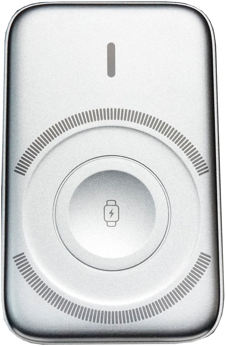 Внешний аккумулятор Roome MagDuo W75 5000mAh (серебристый)