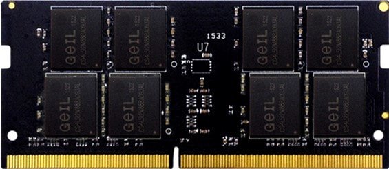 

Оперативная память GeIL 8GB DDR4 SODIMM PC4-21300 GS48GB2666C19SC