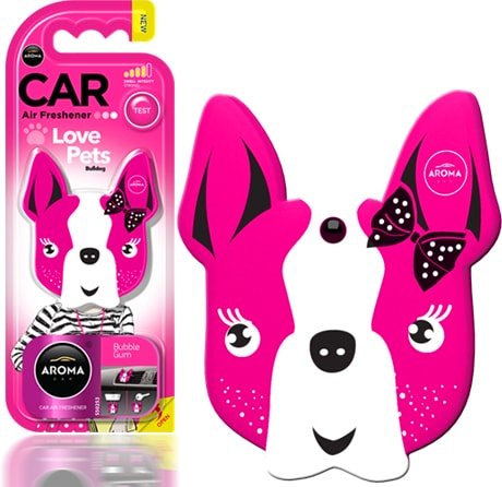 

Aroma Car Ароматизатор полимерный Love Pets Dog Pink Blossom 92563
