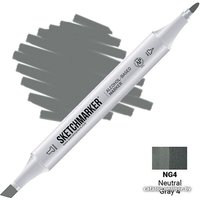 Маркер художественный Sketchmarker Двусторонний NG4 SM-NG4 (серый нейтральный №4)