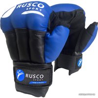 Перчатки для бокса Rusco Sport для рукопашного боя 10 OZ (синий)