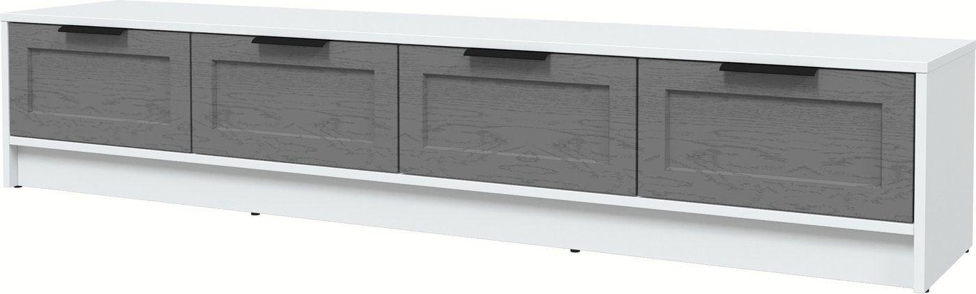 

Тумба Интерлиния ТВ Концепт Тренд КТ-ТВ4-35 (белый платинум/дуб серый)