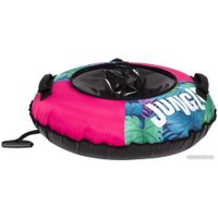 Тюбинг Snowstorm BZ-100 Jungle W112913 (100см, розовый/зеленый)