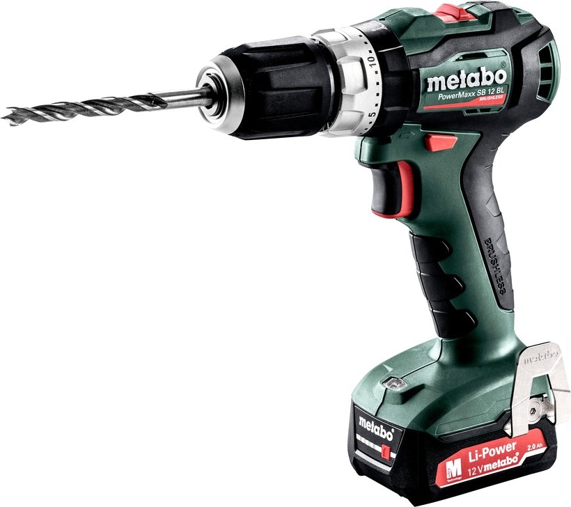 

Ударная дрель-шуруповерт Metabo PowerMaxx SB 12 BL 601077500 (с 2-мя АКБ, кейс)