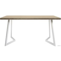 Кухонный стол Buro7 Уиллис 150 (классика, дуб беленый/белый)