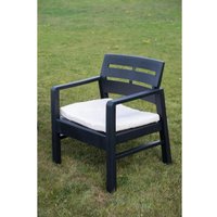 Набор садовой мебели Ipae Progarden JAV04CCA (антрацит)