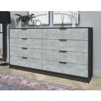 Комод Интерлиния Концепт КТ-К197 (бетон/антрацит)