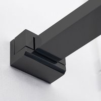 Душевая стенка Roth ECWALK/1000 (черный/прозрачное стекло)