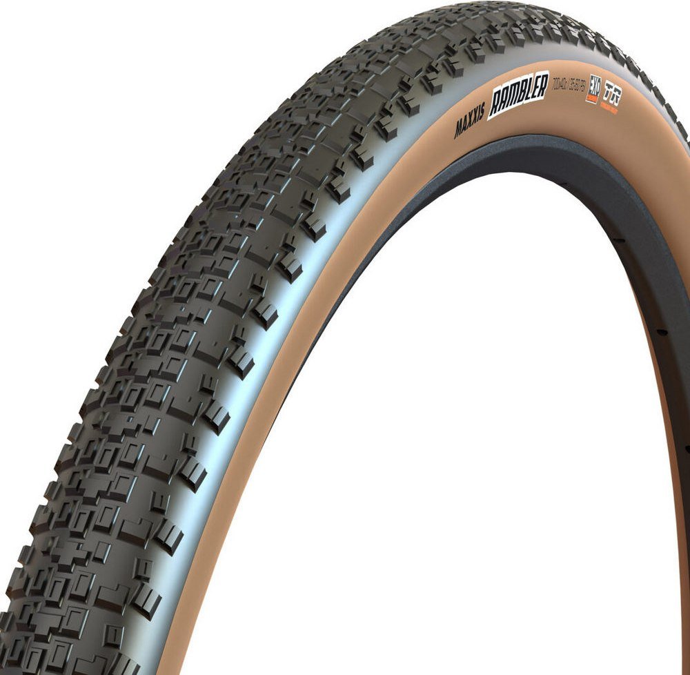 

Велопокрышка Maxxis Rambler Wire EXO Tanwall 60TPI 700x40C ETB00559400