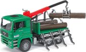 MAN Timber truck with loading crane 02769