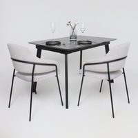 Кухонный стол Алвест AV 1209 120-160х80 (черный тунис /черный)